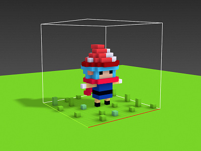 Mushroom Blue (Voxel)