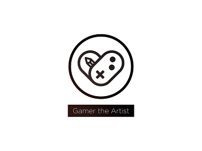 Gamer the Artist: Personal Icon ai art gamer the artist gamertheartist illustration logo video games