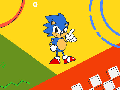 Sonic Mania fanart gamer gaming sega sonic sonic mania vector