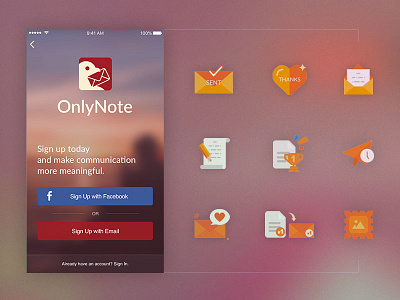OnlyNote Logo & Icons