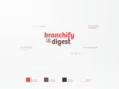 Branchify Digest Logo + Branding branchify branding color scheme cursive design digest icon icon design iconography icons logo logo design logodesign logos logotype magazine newsletter