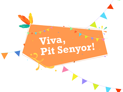 Viva, Pit Senyor! card cebu festival illustration layout queen city of the south sinulog sugbo