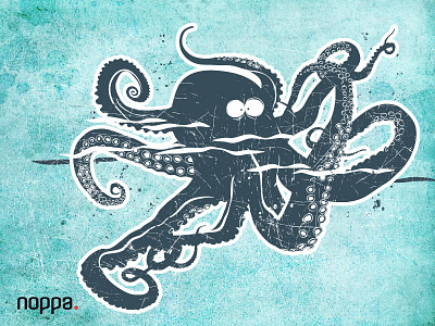 octopi pillow design. Available soon creature illustration monster octopi octopus sea