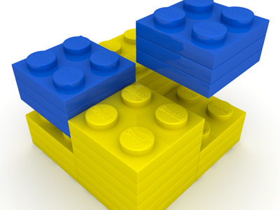 Stacks Lego 3d icon lego stacks
