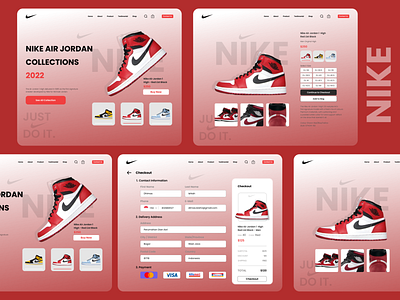 WEB NIKE LANDING PAGE / CHECKOUT / HOME