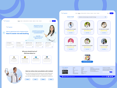 HOSPITAL WEB DESIGN / HOSPITALY APP