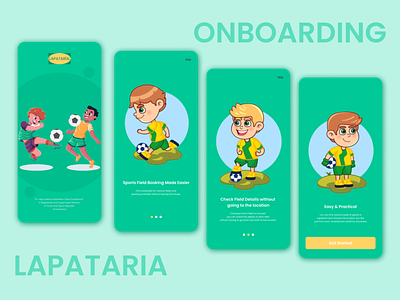 Lapataria On-boarding Booking Soccer Field App
