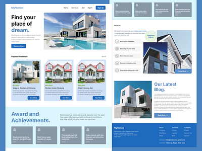 MyHomee Agency Property Website Landing Page