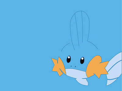 Mudkip design graphic design illustration vector