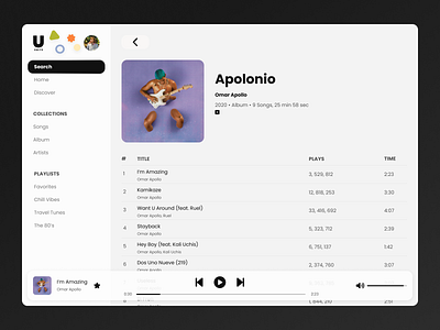 Music Player daily 100 challenge design ui ux