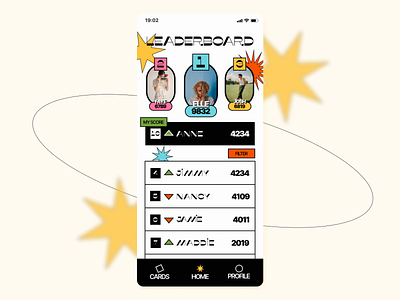 Leaderboard daily ui 019 design ui ux