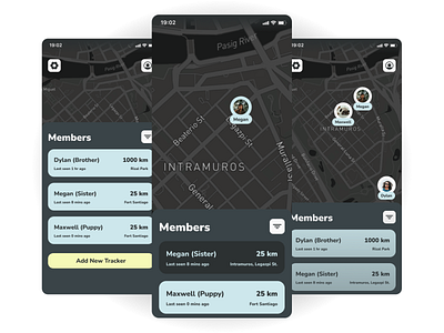 Location Tracker daily ui 020 design ui ux