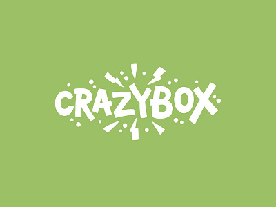 Crazybox branding graphic design lettering logo logotype typography