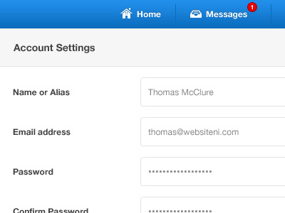 Account Settings