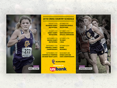 2019 Cross Country Schedule