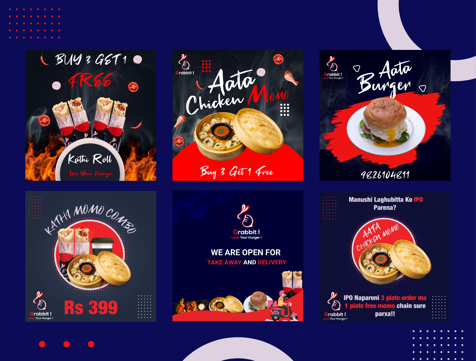 Social Media Graphic Design of Restaurant by Soch Craaft on Dribbble