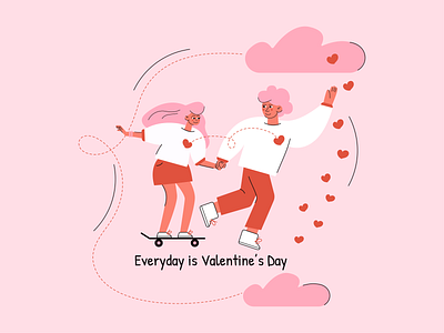 Valentine's day illustration branding design graphic design illustration love loveillustration valentinesday vector
