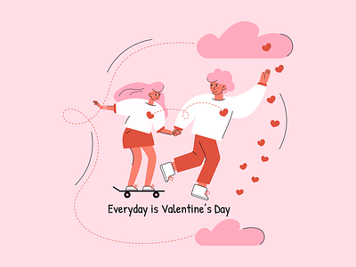 Valentine's day illustration