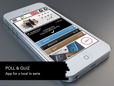Poll & Quiz Application istanbul mobile mobile app application polls quiz telly tv tv serie