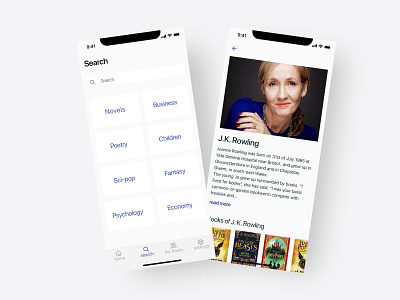 Reading book app app book books books bookapp design harrypotter logo mobileapp read reading rowling ui