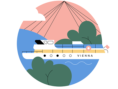 Vienna Ship austria river ship travel vienna