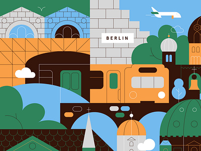 Berlin architecture berlin europe germany train transport travel