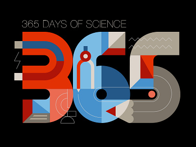 365 Days of Science 365daysofscience education learning school science type typography