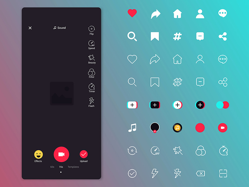 Flat design app concept by Darko Vujic on Dribbble