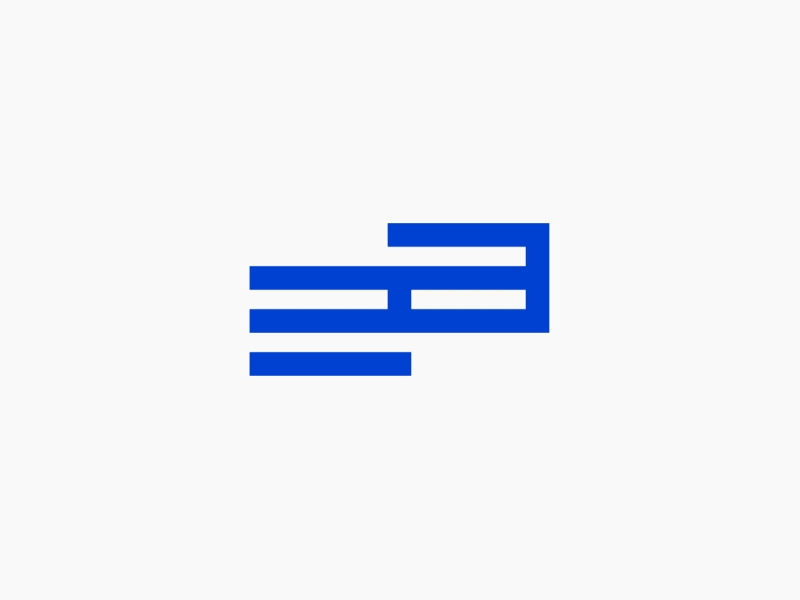 Educational Architecture Logo animation architecture blue branding design gif graphic grid icon identity logo loop motion