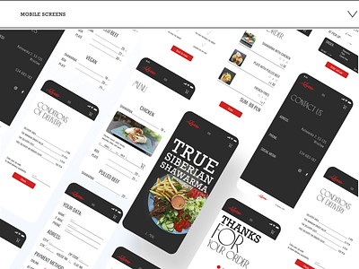 PanZorro - mobile version site for fast-food restaurant app delivery design figma graphic design mobile ui ux
