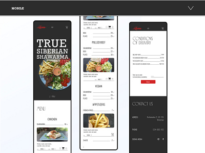 PanZorro - #4 mobile version app delivery design figma food graphic design illustration mobile ui ux uxui web