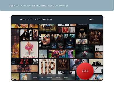 Desktop App for searching random movies