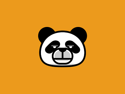 Panda bear black bnw panda white