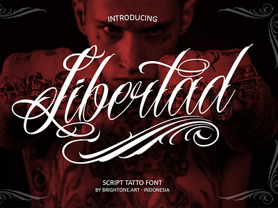 Libertad - tattoo lettering