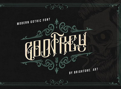 Godfrey - Classic Blackletter blackletter classic decorative font gothic lettering typography vintage