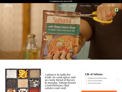 Suhana E-commerce site