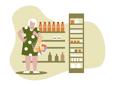 Shopping illustration.