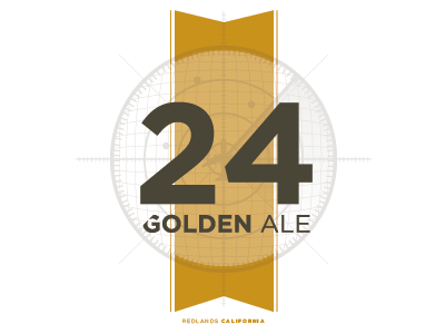 24 Golden Ale aircraft airplane beer brewery craft logo