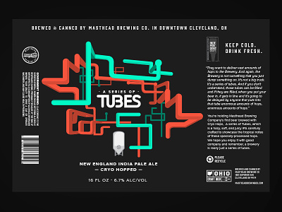 Series of Tubes Beer Label