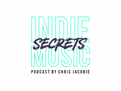 Indie Music Secrets brand branding identity indie indie music logo music podcast radio