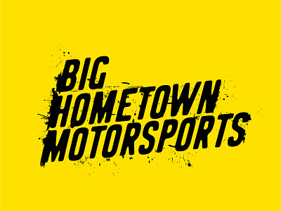 Big Hometown Motorsports atv brand brand identity dirt bike logo motorcycle motorsports mud mudding off road outdoors performance ride side by side speed