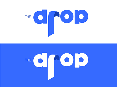 The Drop blog design identity intranet logo media news rgb typography web