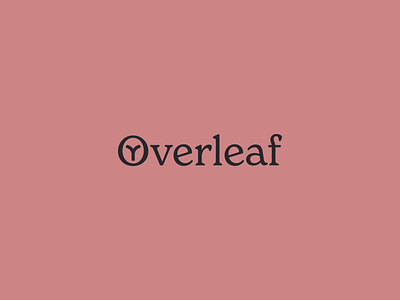 Overleaf branding logo typography vector wordmark