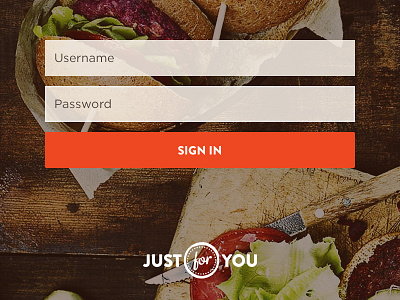 Sign In app form log in login sign in