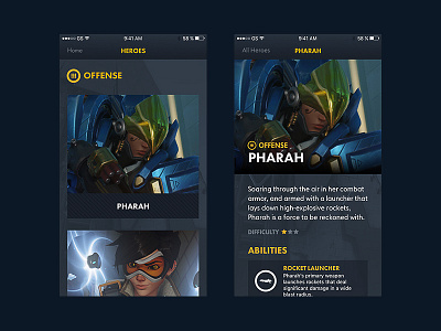 Overwatch animation app game overwatch principle sketch ui video game