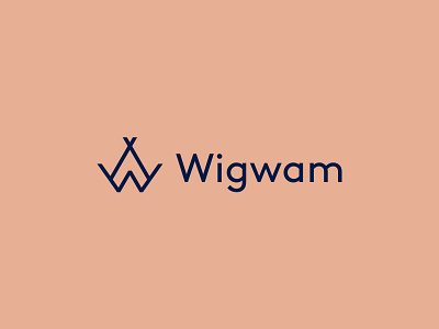 Wigwam brand branding logo logomark mark type wigwam