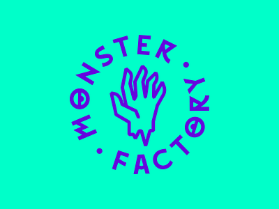 Monster Factory brand illustration logo