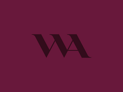 WA Monogram a brand concept letters logo monogram type w