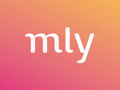 ...mly brand construction geometric logo wip