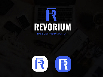 Revorium app branding design graphic design icon illustration logo vector